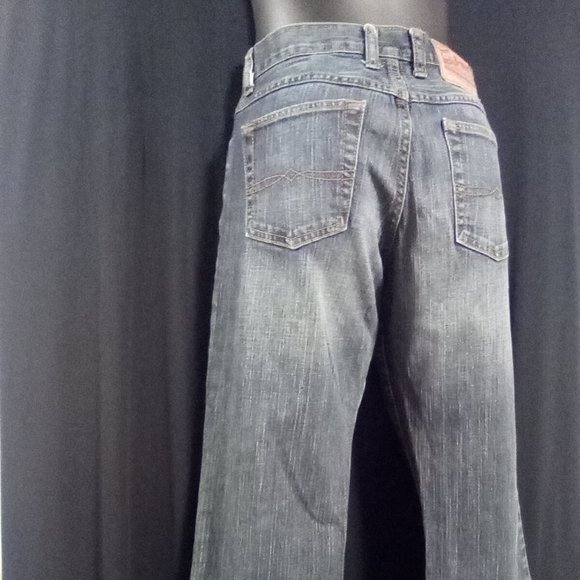 Lucky Brand Dungaree Distressed Blue Jeans Boys s 28 - Picture 6 of 13